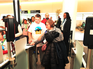 Port Authority hosts run-through of airport experience for individuals with disabilities and families at Newark Liberty International Airport