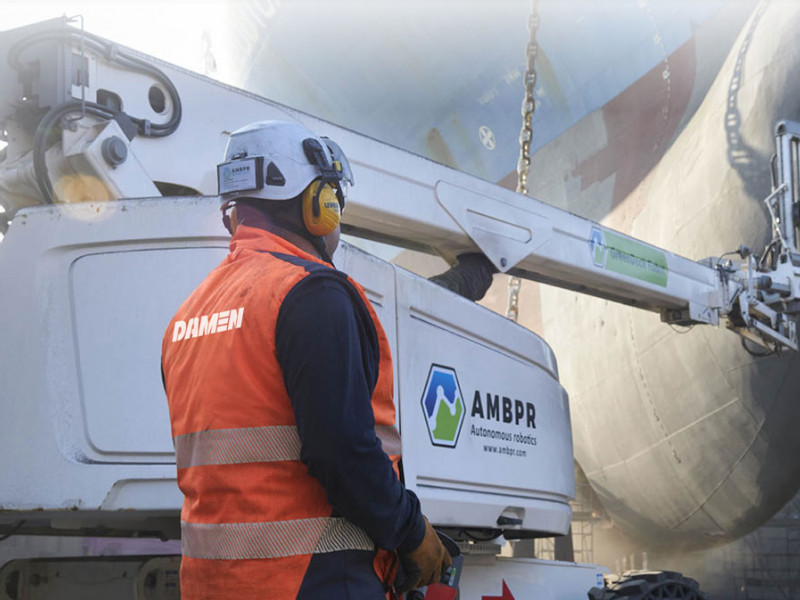 AMBPR completes sale of first five ship repair robots to Damen Shiprepair Dunkerque