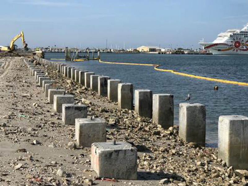 Multi-purpose cargo berth construction moves ahead at Port Canaveral