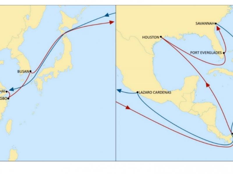 MSC revamps its transPacific network, connecting Asia and USA