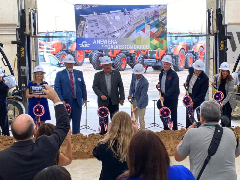 Galveston Wharves breaks ground on 1st major cargo infrastructure work in decades