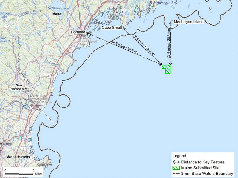 Maine submits application for nation’s first floating offshore wind farm