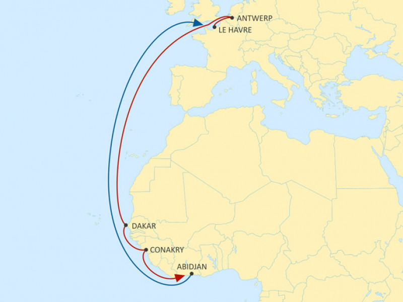 MSC Immacolata inaugurates at Le Havre the new MSC Ro-Ro service to Africa