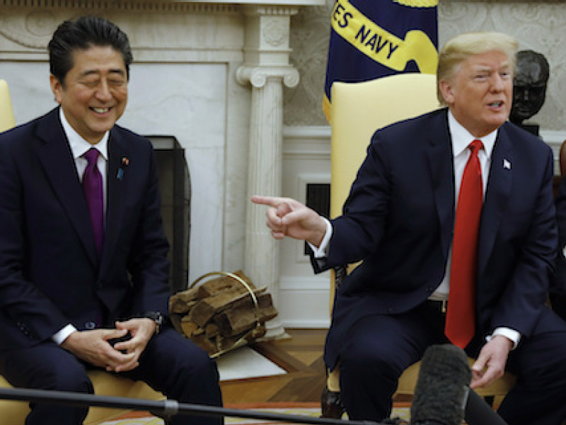 Trump, Abe ink trade deal as US withholds auto tariffs for now