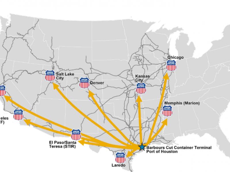 UP expansion makes additional markets available for Houston on-dock rail