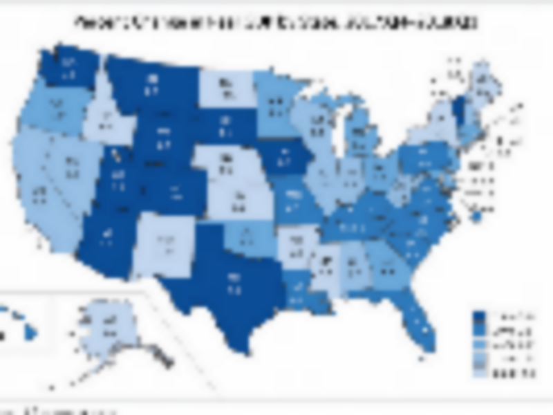 Washington had the fastest growth in the first quarter