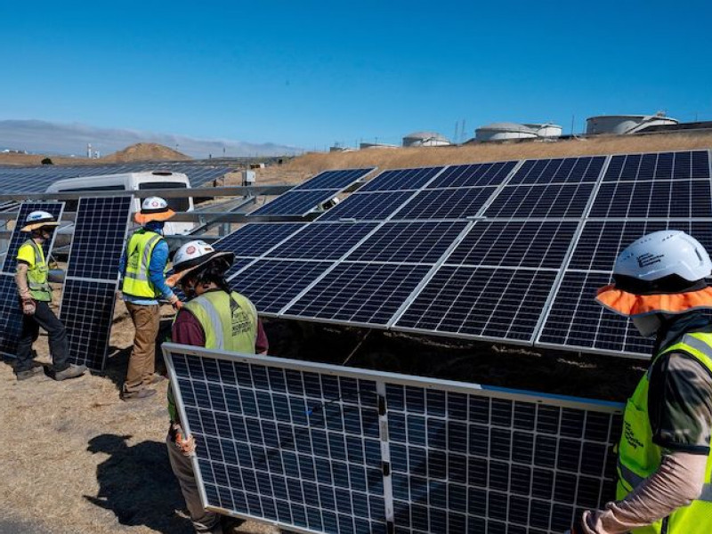 Solar panel imports to US hit record high before Biden’s tariff waiver ended