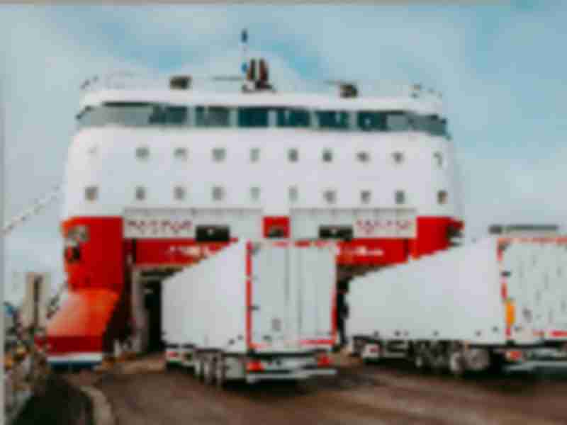 Volume of freight has remained high on Viking Line ships despite circumstances