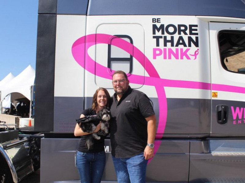 Werner Enterprises unveils second Race for the Cure truck