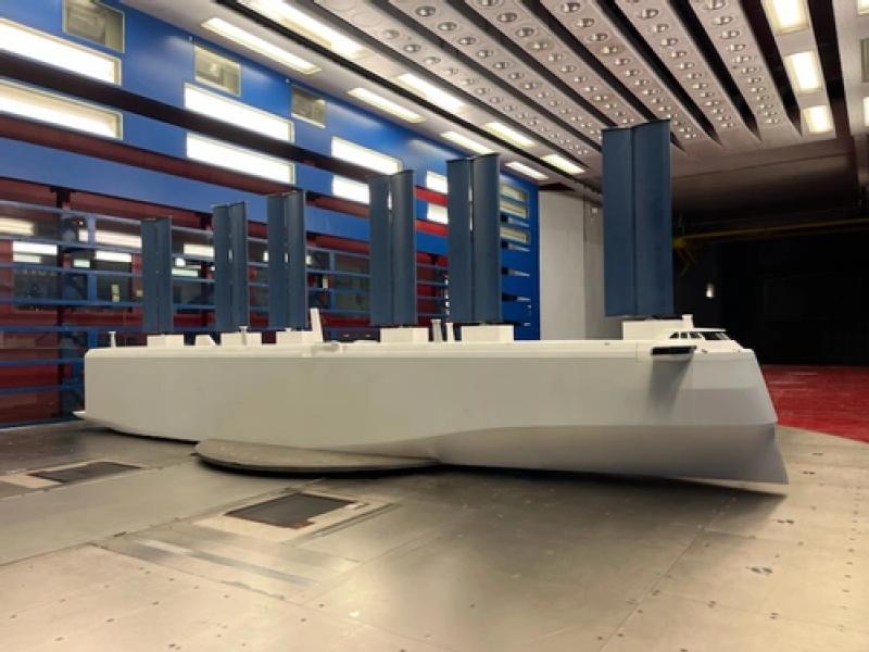 Wallenius Marine tests groundbreaking ship design for the world’s first wind-powered PCTC vessel