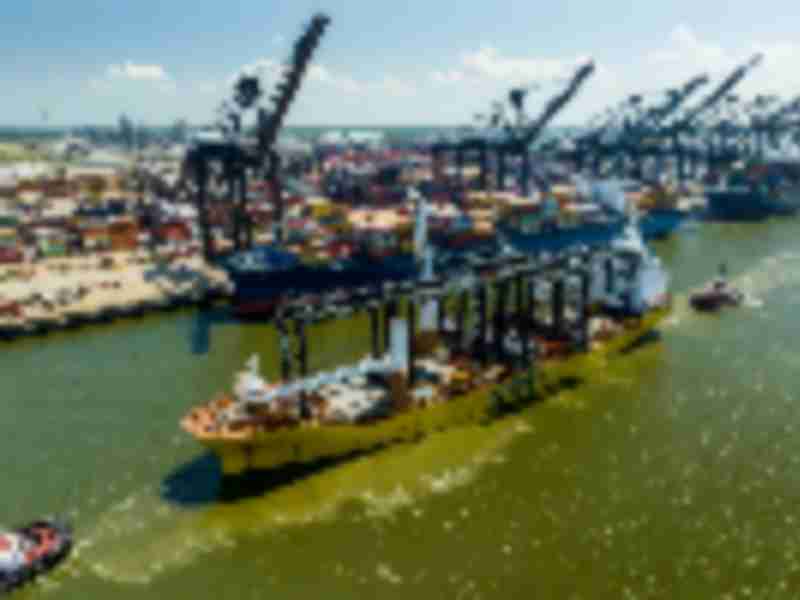 Port Houston welcomes arrival of hybrid-electric cranes