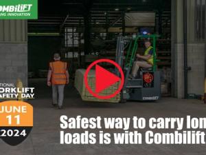 Combilift launches national forklift safety campaign: “Lift Your Standards by Lowering Your Load”