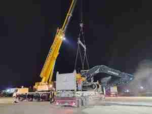 JSL Global handles a challenging shipment of 2551 cbm excavators and construction equipment
