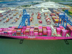 Ocean Network Express’s new West India North America container service begins calling JAXPORT