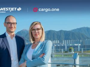 WestJet Cargo joins cargo.one to launch fully digital Canadian spirit to thousands more freight forwarders 