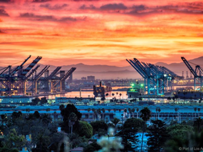 Port of Los Angeles moves 808,728 TEUs