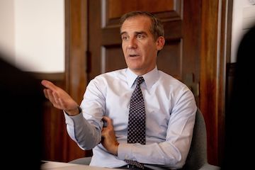 Los Angeles Mayor Eric Garcetti