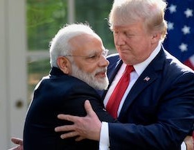 Indian Prime Minister Narendra Modi, President Trump