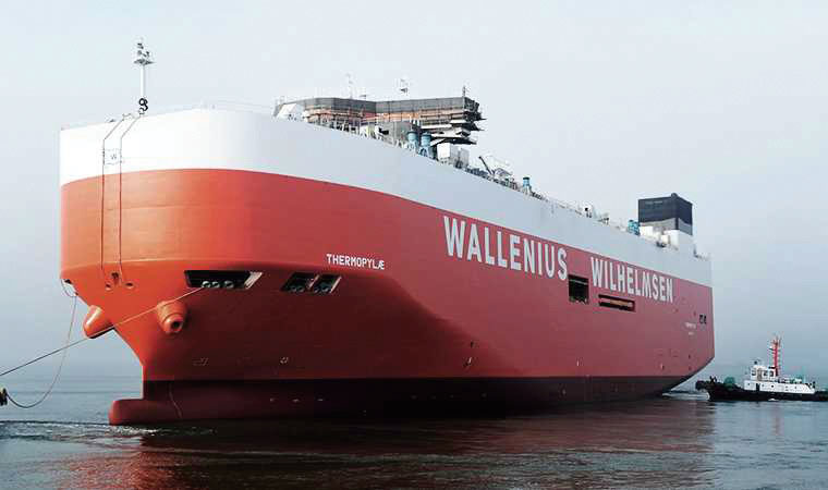 Wallenius Wilhelmsen Ocean took delivery on the first of four high efficiency Ro-Ro vessels.