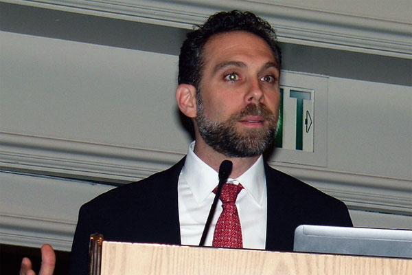 Joshua Hurwitz, senior consultant with Moffatt & Nichol, sees U.S. Southeast ports continuing to lead growth in containerized cargo activity that should keep outpacing overall economic gains. (Photo by Paul Scott Abbott, AJOT)