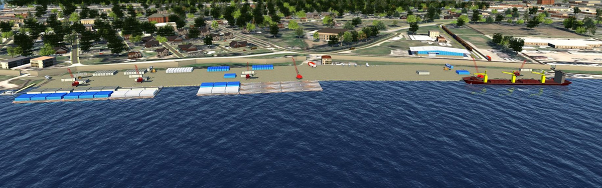 Port of Morgan City rendering