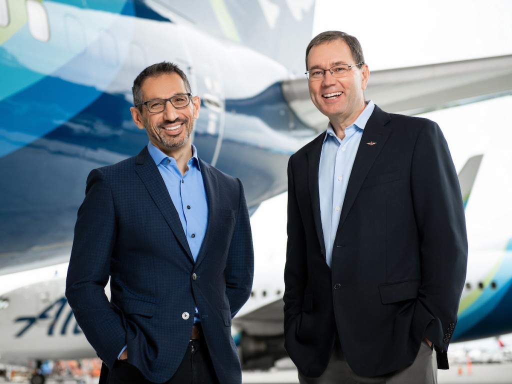 Alaska Airlines today announced Brad Tilden (right) will retire as chief executive officer on March 31, 2021, and Ben Minicucci (left), president of Alaska Airlines and a member of the Alaska Air Group board, will succeed him. Tilden will continue to serve as Alaska’s board chair. 