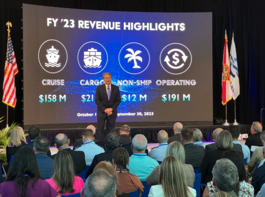 Port Canaveral CEO Capt John Murray Delivers 2023 State Of The Port   CAPT. John Murray Port Canaveral CEO  