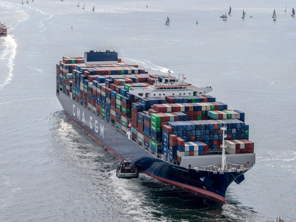 The CMA CGM Brazil is the largest vessel ever to call the U.S. East Coast. The Port of Savannah, with 1,345 acres and 36 ship-to-shore cranes, is uniquely equipped to handle the influx of export and import cargo related to vessels in the 15,000-TEU class.