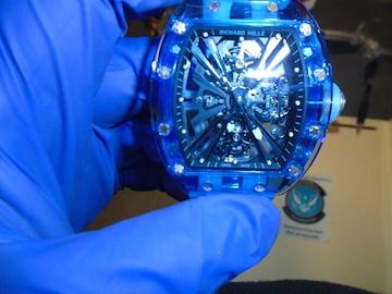 This counterfeit Richard Mille would have had an MSRP of $2.25 million, if it were real.