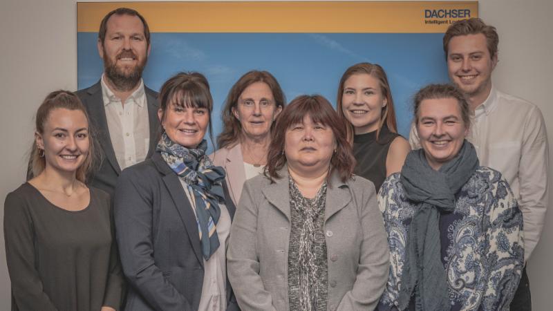 Anna Bergdahl (third from left) and her ASL Sweden team 