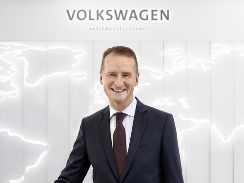 Volkswagen Chief Executive Officer Herbert Diess