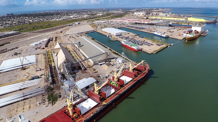 The Galveston Harbor is ranked among the top 50 cargo ports in the United States. In 2021, the Port of Galveston saw growth in almost all types of cargo, including bulk liquids, bulk fertilizer, wind and general cargo, roll-on/roll-off cargos, and new cars.