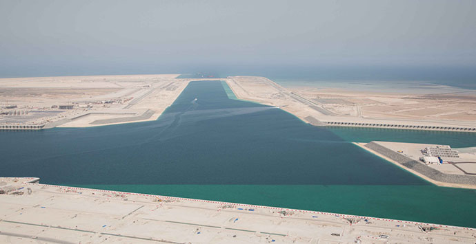 Hamad Port Partially Flooded