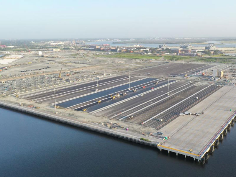 The Hugh K. Leatherman Terminal will open in March. (Photo/SCPA/Walter Lagarenne)