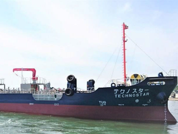 Techno Star: Bunkering vessel with a double-bottom/double-hull structure, delivered in 2017