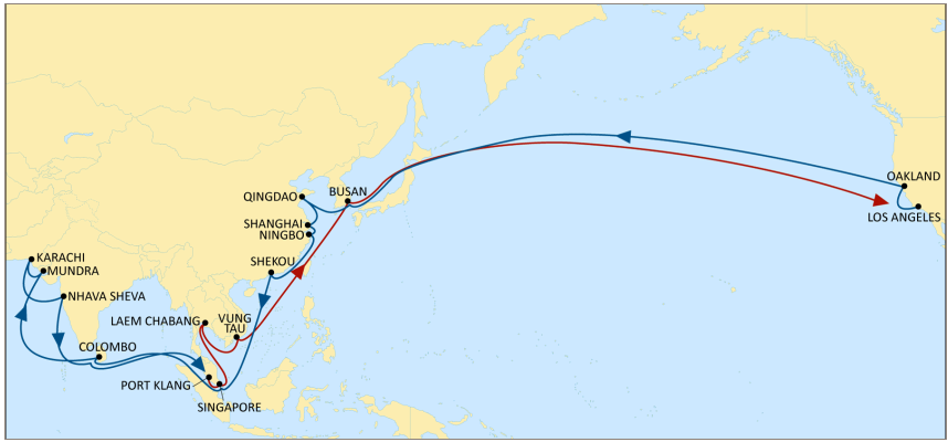 MSC announces it is now directly connecting Asia Pakistan, and US West ...