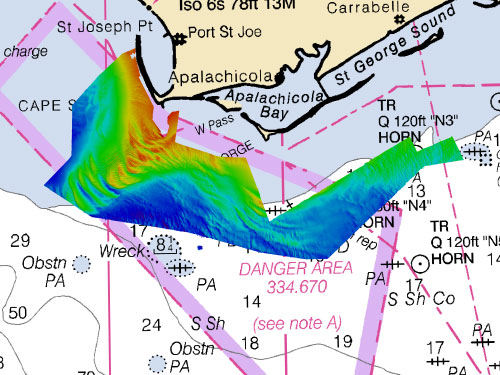 Fugro is returning to the north-west coast of Florida to perform hydrographic surveys for NOAA. The multibeam imagery shown here was collected during the 2018 and 2019 task orders.