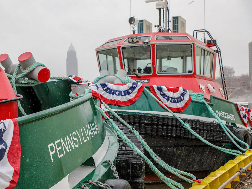 Stan Tug 1907 ICE harbour tugs, the Pennsylvania and Wisconsin