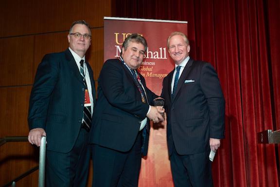 From left: Carl Mount, Senior Executive Starbucks, Guido Gries, Managing Director Dachser Americas and Gene Seroka, Executive Director Port of Los Angeles