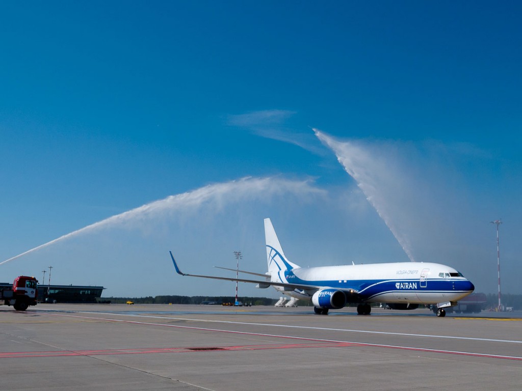 Welcoming the first ATRAN flight in Riga