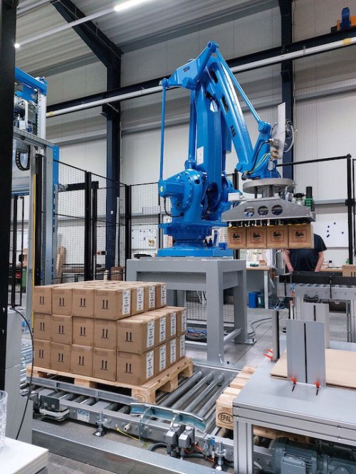 Arvato implements palletizing robot in the inbound process | AJOT.COM