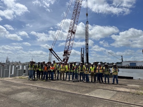 McCarthy completes pile drive on Port of Beaumont Main Street