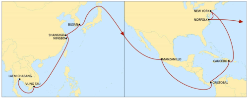 Msc Port Rotation Change On Far East To Usa Service Ajot Com