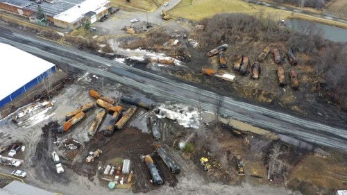 Where Did The Train Crash In Ohio Map