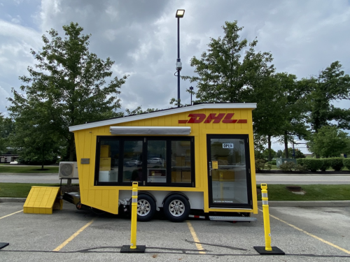 DHL Express rolls into Houston area with mobile pop-up store