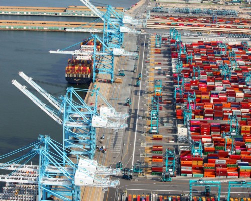 While many ports suffer congestion The Port of Virginia remains