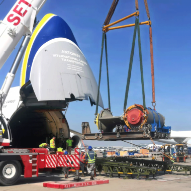 ANTONOV Airlines and First Class Freight BV carry equipment to provide cruise ship operations in the Arctic