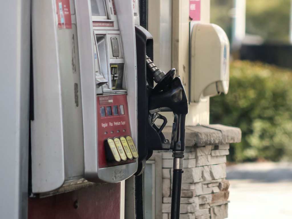 A self-service gas station