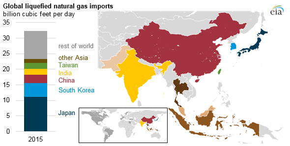 Source: U.S. Energy Information Administration, based on the International Group of Liquefied Natural Gas Importers annual report