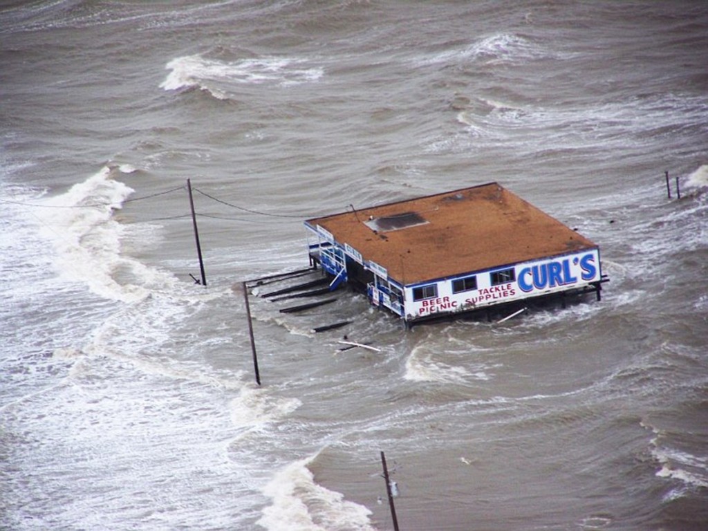 Storm surge in Texas